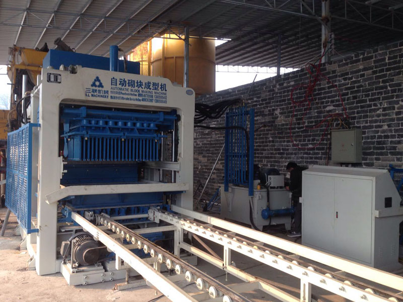 Le projet de machine de fabrication de briques à Ordos City Chine, Asie